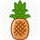Pineapple Fruit Fit Icon