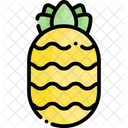 Pineapple Fruit Healthy Food Icon
