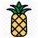 Pineapple Fruit Tropical Ananas Fresh Summer Natural Icon