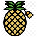 Pineapple Fruit Price Tag Icon