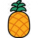 Pineapple Fruit Healthy Icon