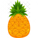 Pineapple Vector Organic Icon