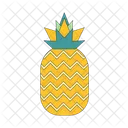 Pineapple Summer Decoration Object Ananas Icon