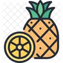 Pineapple Fruit Nutrition Icon