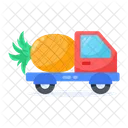 Pineapple Delivery Pineapple Truck Food Delivery Icon