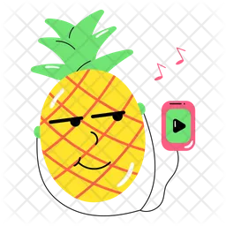 Pineapple Emoji  Icon