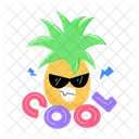 Pineapple Emoji Cool Emoji Cool Word Icon