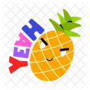 Pineapple Emoji Pineapple Fruit Healthy Fruit アイコン