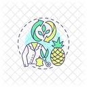Bio Based Textile Pineapple Icon