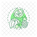 Bio Based Textile Pineapple Icon