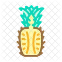 Pineapple Half Cut  Icon