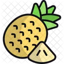 Pineapple Ananas Tropical Icon