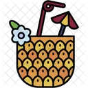 Pineapple Cocktail Drinks Icon