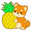 Pineapple Summer Beach Icon