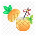 Pineapple Drink Pineapple Juice Fruit Juice Icon