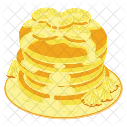 Pineapple Pancake  Icon