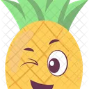 Pineapple Fruit Fresh Icon