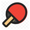 Ping Pong Table Tennis Racket Icon