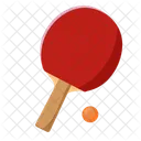 Ping Pong Table Tennis Racket Icon