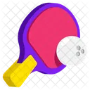 Tennis Ball Racket Icon