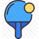 Ping Pong Tennis Racket Icon