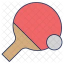 Ping Pong Racket Sports Icon