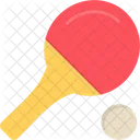 Ping Pong Ball Paddle Icon