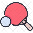 Ping Pong Table Tennis Icon