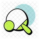Ping Pong Table Sports Racket Icon