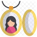 Pingente Medalhao Foto Icon