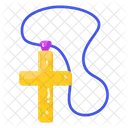 Cruz Crista Pingente De Cristo Medalhao Ícone