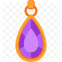 Pingente de lágrima de diamante  Ícone