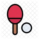 Pingpong Tennis Racket Icon