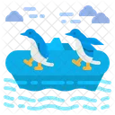Pinguim Animal Reino Ícone