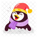 Pinguim de natal  Ícone