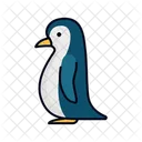Linha Cheia De Pinguim Icon