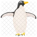 Pinguin Kaiserpinguin Arktisches Tier Symbol