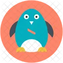 Pinguin Vogel Schnee Icon