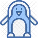 Pinguino Ornitologia Zoo Icon