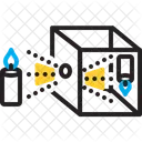 Pinhole Camera Reflection Icon