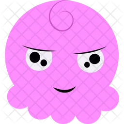 Pink Cartoon  Icon