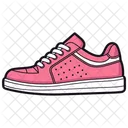 Pink Chunky Sneakers Shoes  Icon