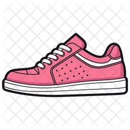 Pink Chunky Sneakers Shoes  Icon