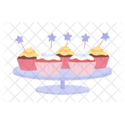 Pink cupcakes  Icon