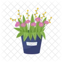 Pink Flower Bucket  Icône