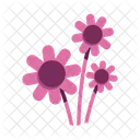 Pink Flower Nature Icon