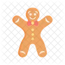 Pink Gingerbread Man  Icon
