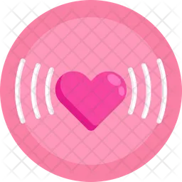Pink Heart  Icon