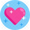 Pink heart  Icon