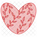 Pink Love Love Heart Icon